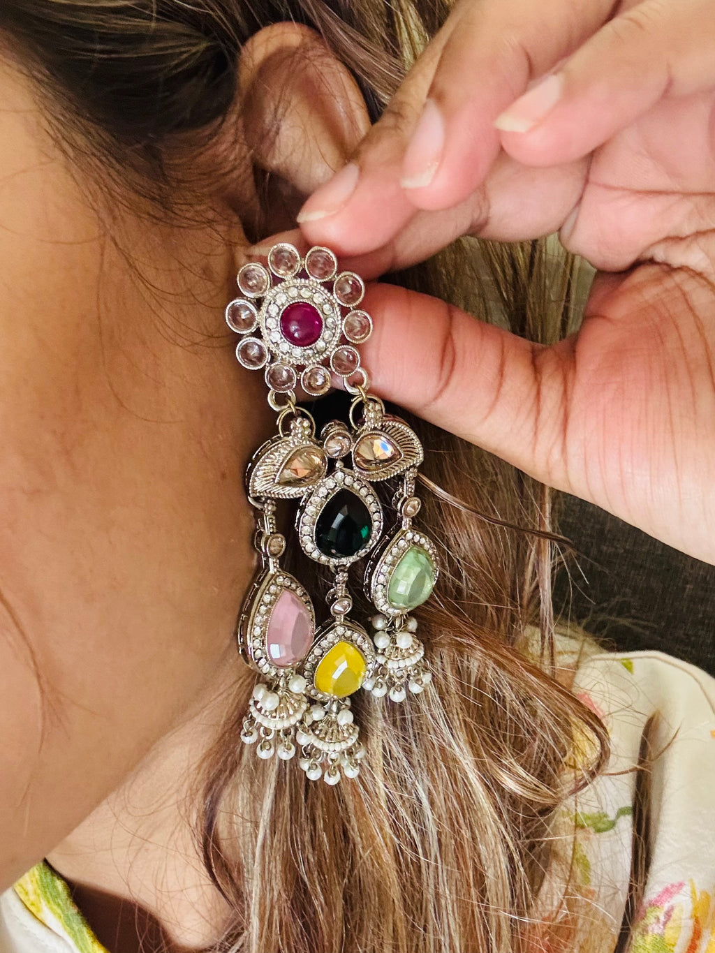Rang Mahal Cascade Earring