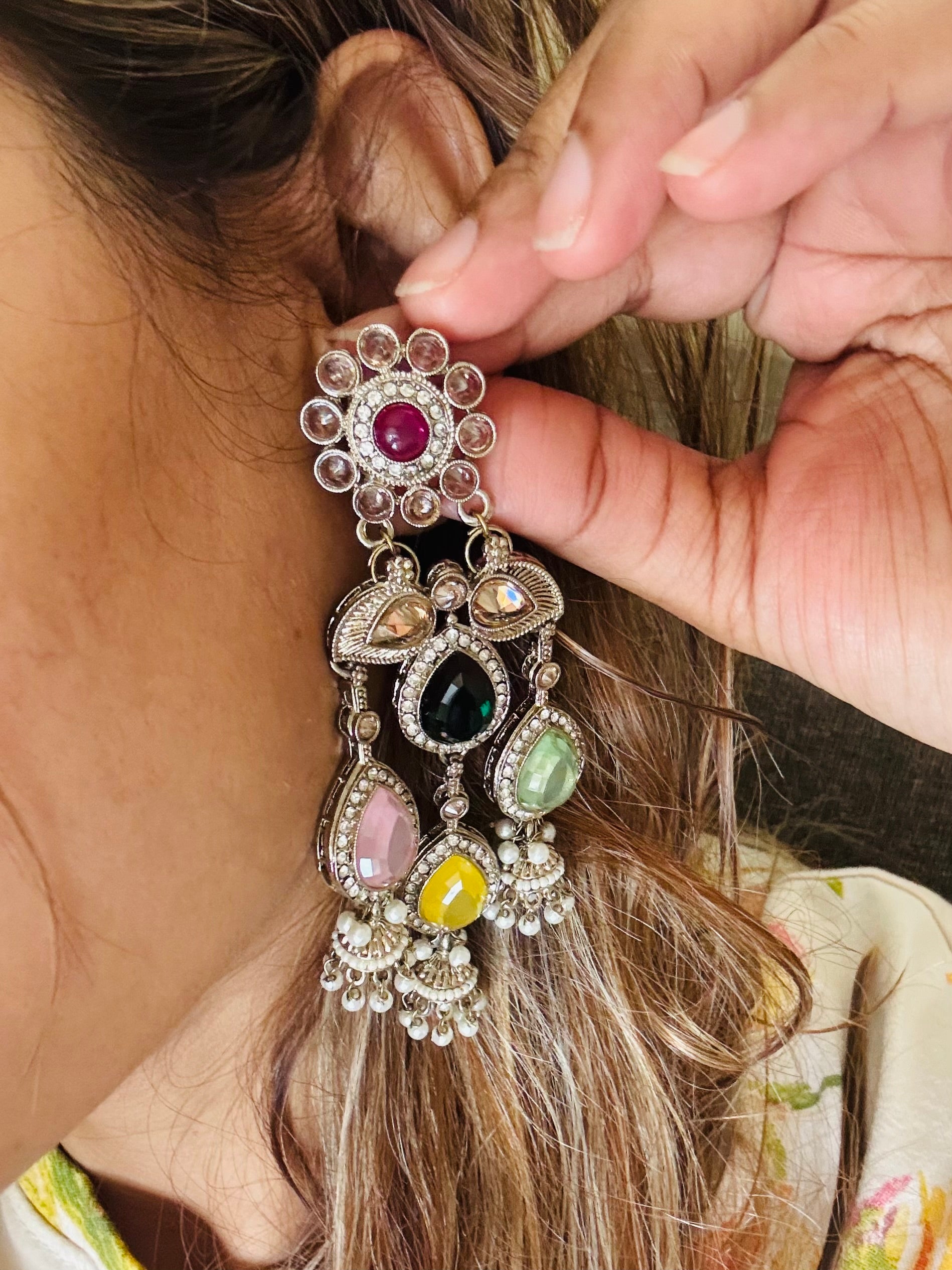 Rang Mahal Cascade Earring
