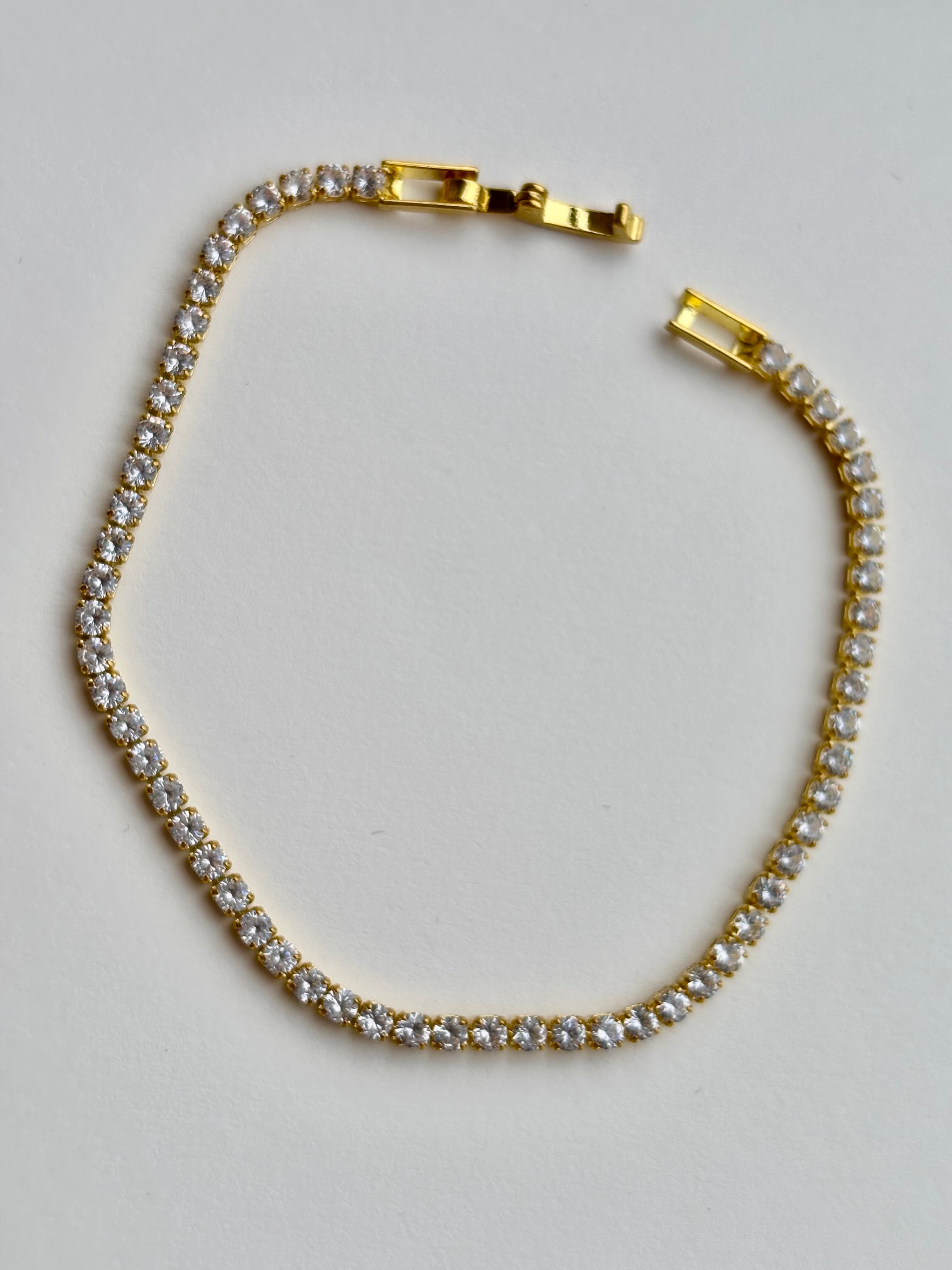 Trendy Tennis Braclet