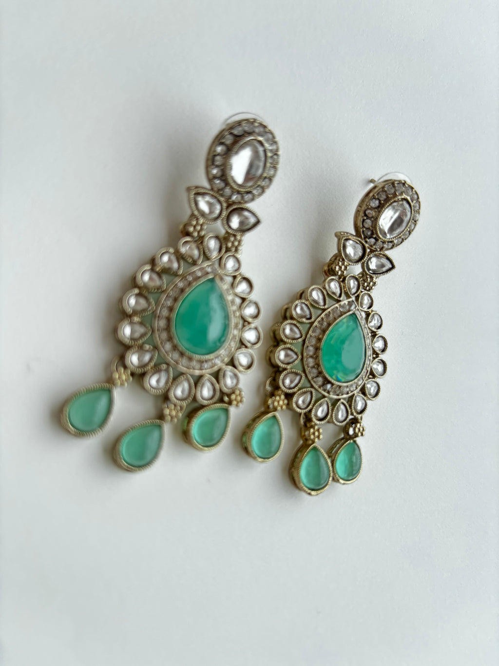 Miraaya Mint Drops Earring