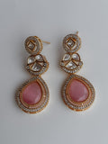 Rose Pearl Kundan Earring