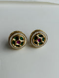 Rajsi Noor Studs -Inspired by timeless royal elegance.