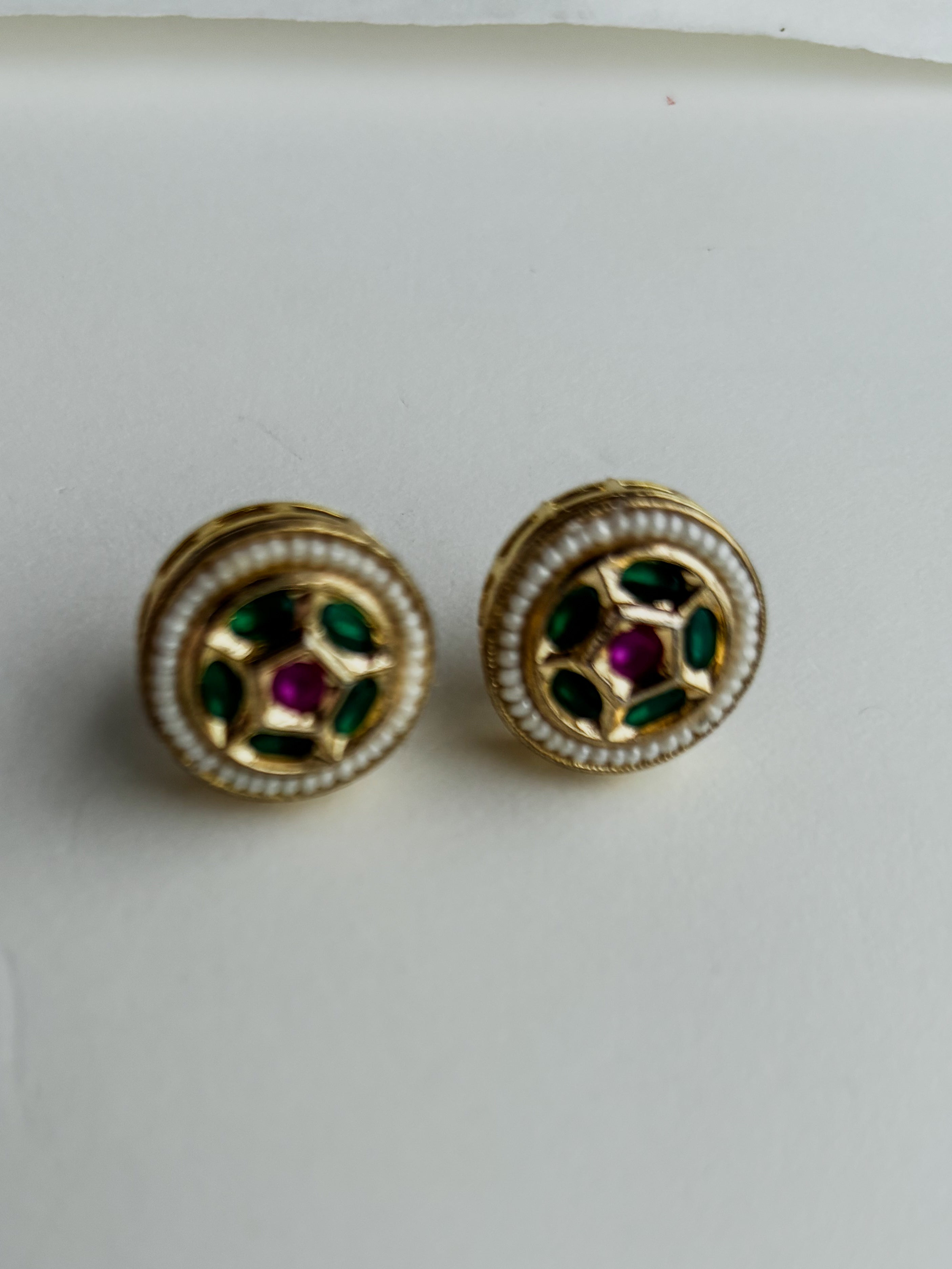 Rajsi Noor Studs -Inspired by timeless royal elegance.