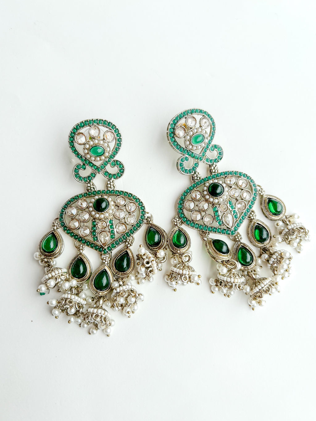Emerald Maharani Earrings